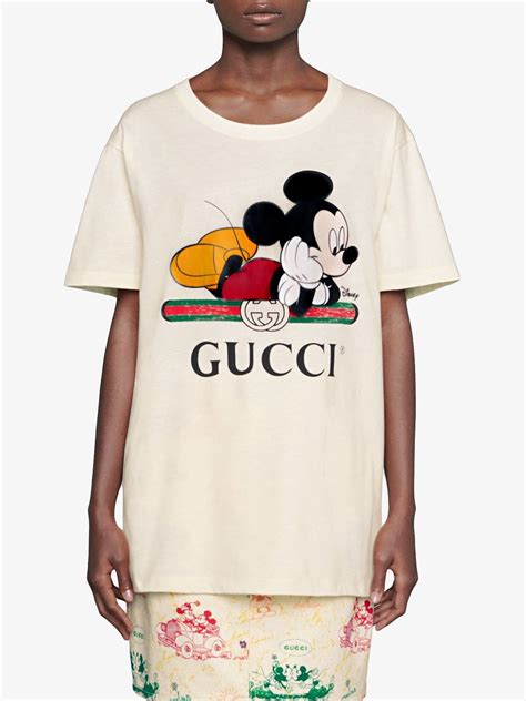 tee shirt gucci mickey|gucci disney t shirt.